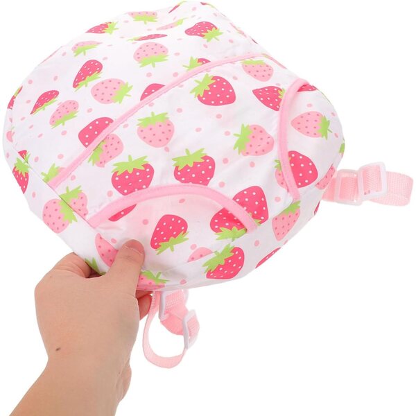 Marsupio per bambole Gatuida mini zaino rosa in cotone con tracolla regolabile