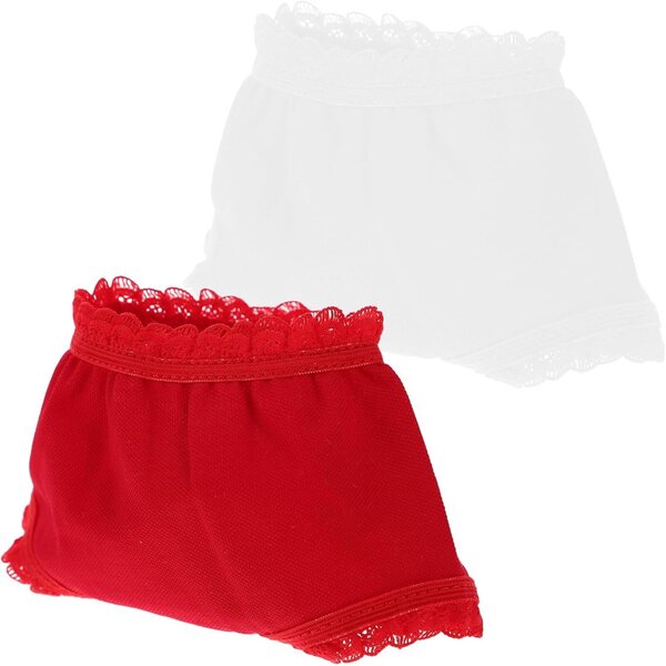 Set 10 Mutandine Multicolore per Bambole 18 Pollici, Intimo in Pizzo Riutilizzabile