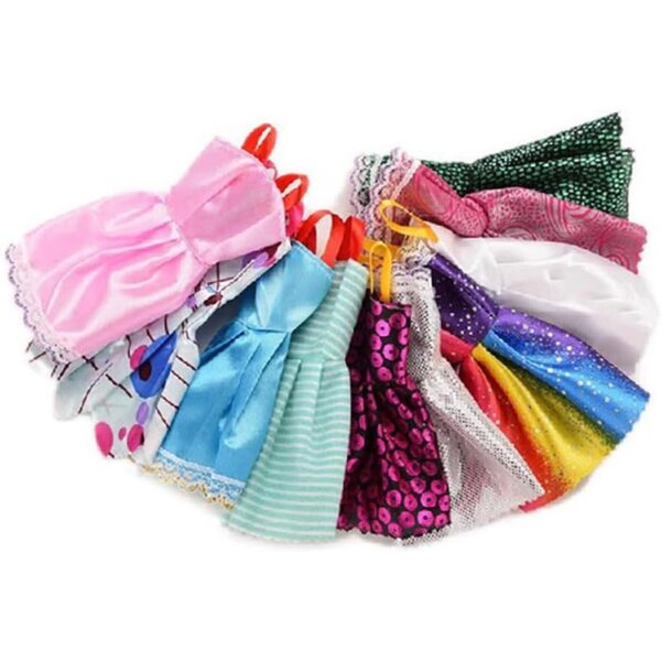 32-teiliges Puppenkleidungs- und Zubehörset – Syglawnd-Kleidung, Schuhe, Taschen und Schmuck