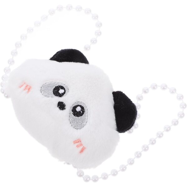BESPORTBLE Mini Borsa a Tracolla per Bambola 30 cm con Motivo Orso Panda in Peluche
