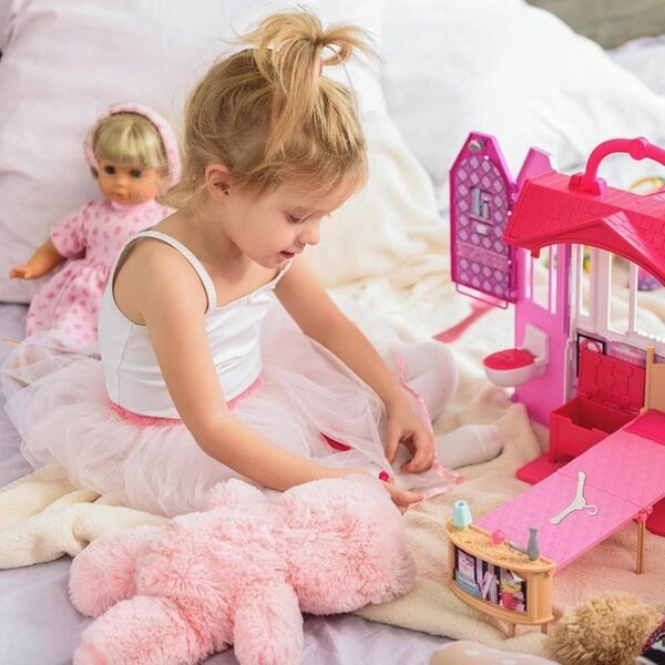 50 Grucce in Plastica Bianca per Bambole, Resistenti e Perfette per Case Miniature