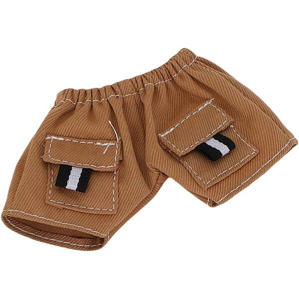 SIXRUN-Kleidungsset für Puppen 17 cm Gentleman mit Tasche – Weste, T-Shirt, Hose