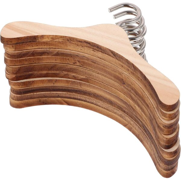 Gatuida Grucce in legno per bambini, set 20 pezzi per vestiti delle bambole