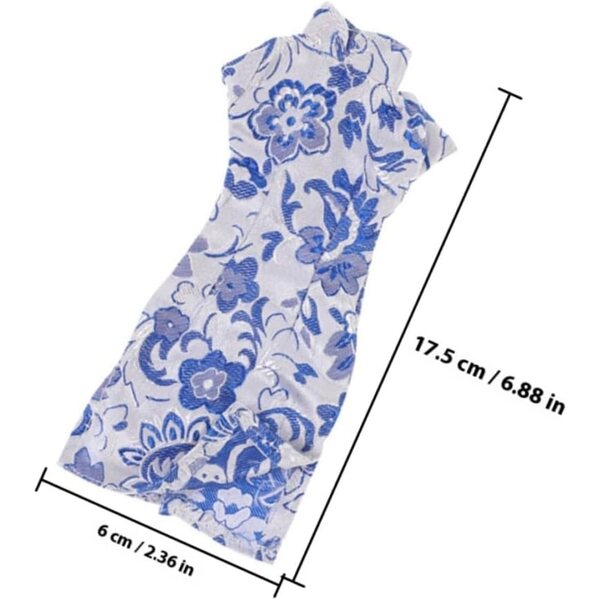 3 Vestiti Cheongsam per Bambole in Stile Cinese - Morbidi, Resitenti e Delicati