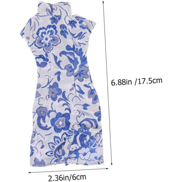 3-teiliges Set Cheongsam-Kleidung für Puppen – leichte und farbenfrohe traditionelle chinesische Kleidung