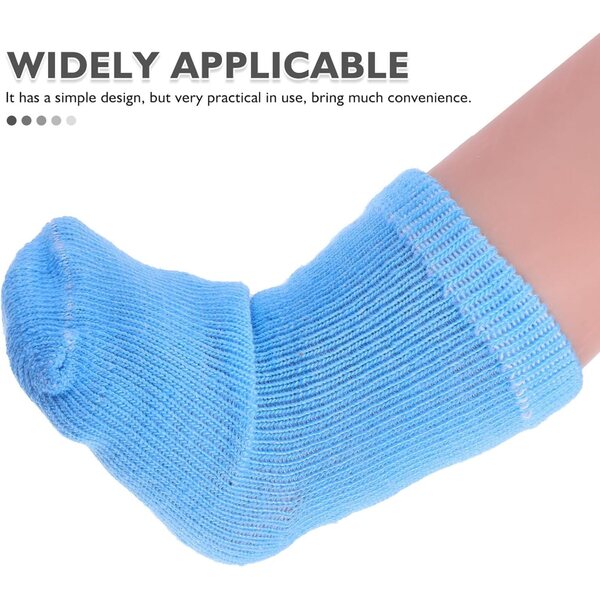 VICASKY 8 Paar Socken für 18-Zoll-Puppen, buntes Miniaturhaus-Zubehör