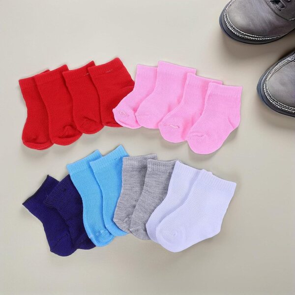 VICASKY 8 Paar Socken für 18-Zoll-Puppen, buntes Miniaturhaus-Zubehör