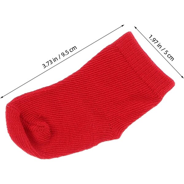 ERINGOGO 8 Paia Calzini per Bambole 18 Pollici - Mini Calzini Colorati e Resistenti