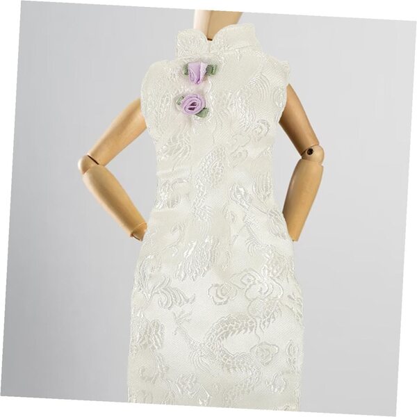 Set 3 Vestiti Cheongsam per Bambole 30cm – Abiti Tradizionali Cinesi Miniatura