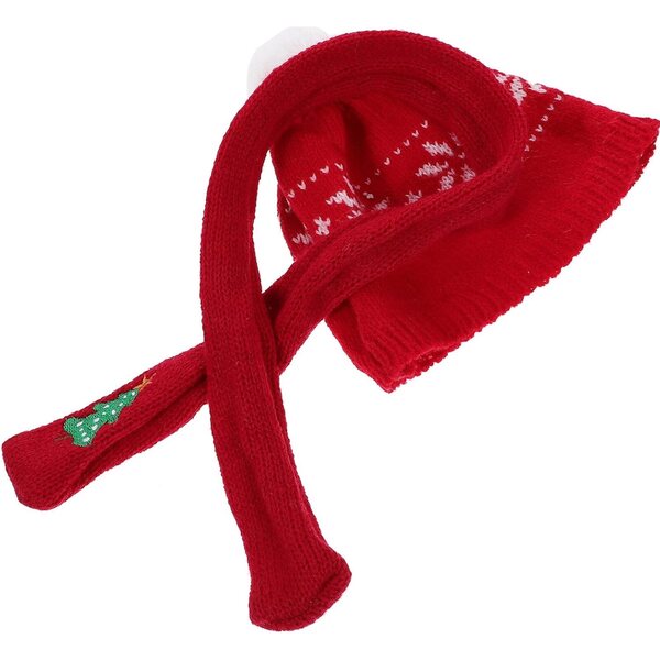 BESPORTBLE Set Mini Cappello e Sciarpa in Lana per Pupazzo di Neve e Decorazioni Natalizie