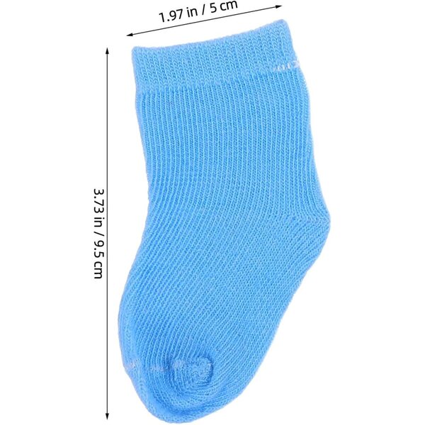 ORFOFE 8 Paia Calzini per Bambole 18 Pollici, Accessori Lavabili e Realistici per Mini Case