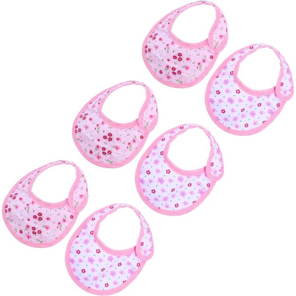 Set 6 Bavaglini Regolabili per Bambole 18 Pollici - Accessori Fai da Te GARIOUANS