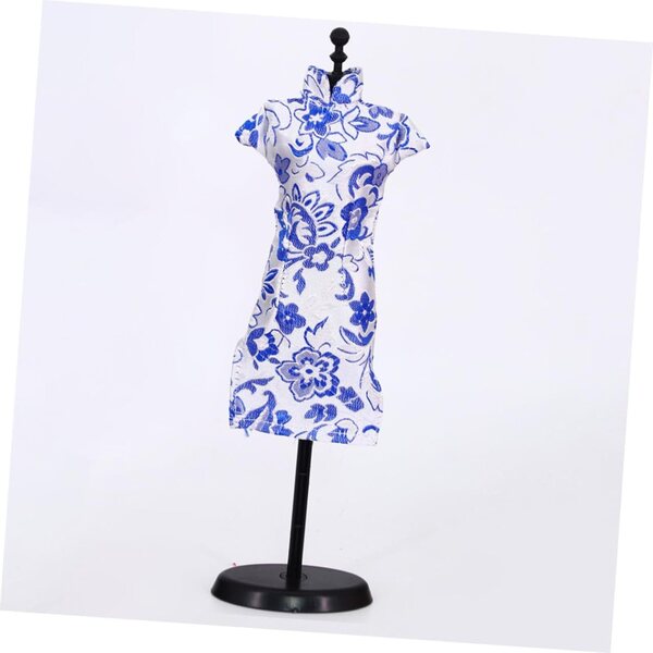 3 Vestiti Cheongsam Cinesi in Tessuto per Bambole, Abbigliamento Tradizionale Riutilizzabile