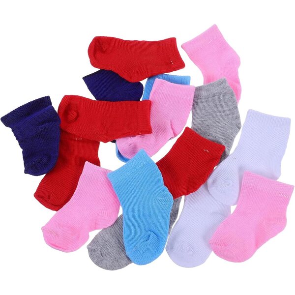 8 Paia Mini Calzini Multicolore per Bambole 18 Pollici Accessori Moda e Decorazioni