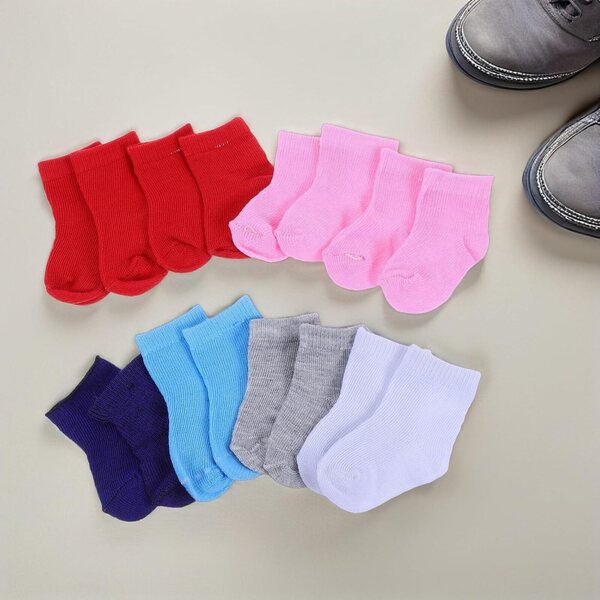 8 Paar bunte Mini-Socken für 18-Zoll-Puppen, Modeaccessoires und Dekorationen