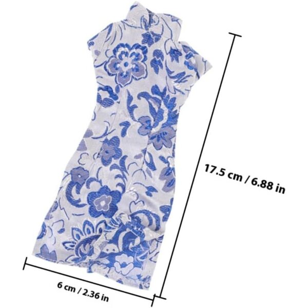 3 Vestiti Cheongsam per Bambole - Abiti Tradizionali Cinesi Riutilizzabili