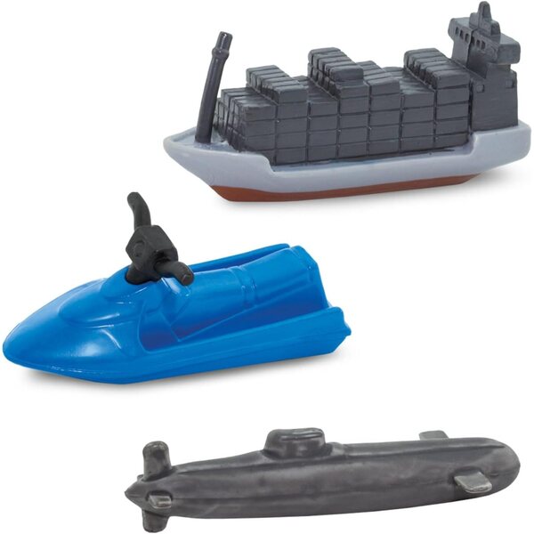 Miniature in Plastica In The Water TOOB - 12 Mini Navi Dettagliate Safari Ltd.