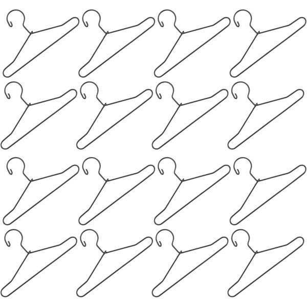 Set 20 Grucce in Metallo per Bambole 6,5 cm – Mini Appendini per Vestiti Bambini