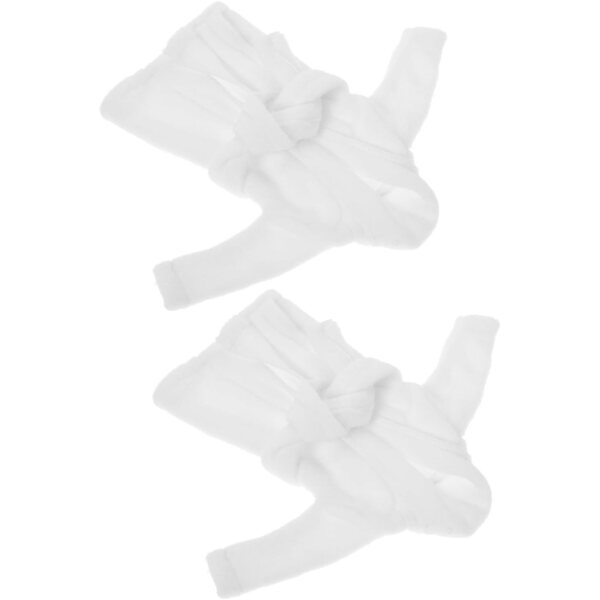 DECHOUS Set 2 Accappatoi Natalizi per Bambole Elfo Accessori per Case delle Bambole