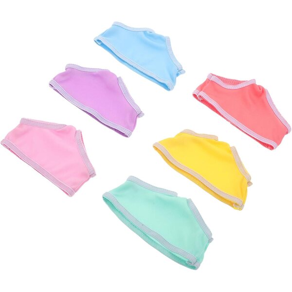 GARVALON Set 6 Mutandine per Bambole 18 Pollici in Cotone Colori Assortiti