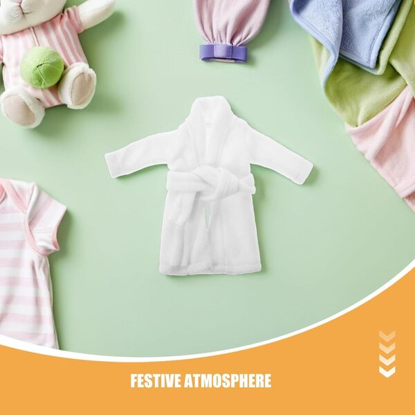 Set 2 Accappatoi Natalizi per Bambole Elfo 30 cm - Abbigliamento Festivo in Miniatura