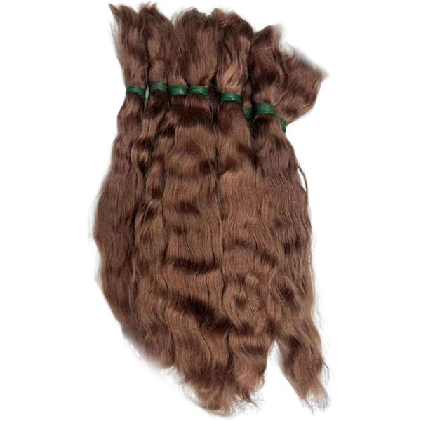 Capelli Ricci Marroni per Bambole in Mohair 8 Pollici - Realistici e Facili da Lavorare