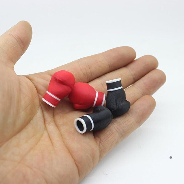 Miniatur-Stanzhandschuhe und Tasche im Maßstab 1:12 für Puppenhäuser und Sammler