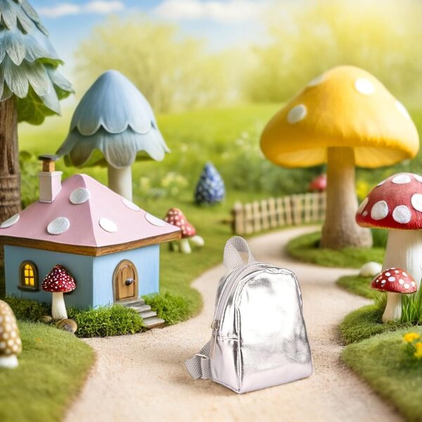 Zaini Miniatura per Bambole 18 Pollici Set 2 Pezzi Accessori Leggeri e Portatili