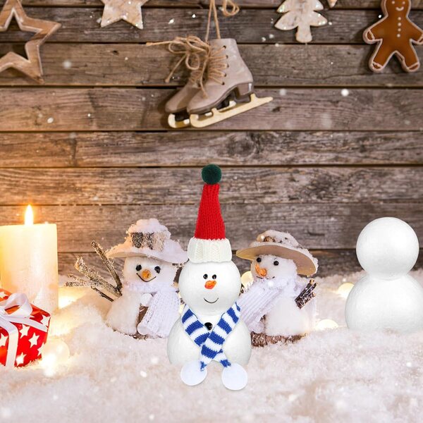 ERINGOGO 5 set mini cappello e sciarpa di lana natalizi per decorazioni e fai da te