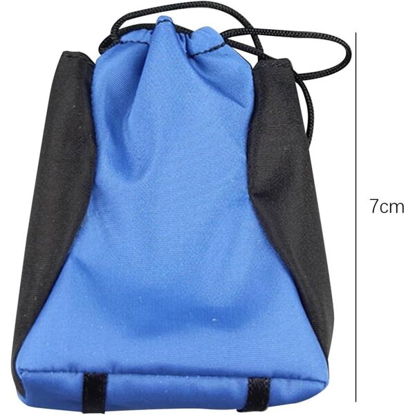 Stoffpuppenrucksack im Maßstab 1:6 für 12-Zoll-Actionfiguren, blau