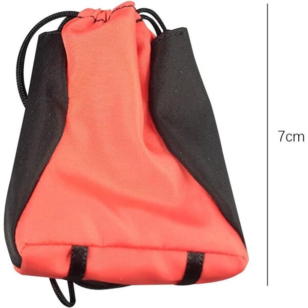 1/6 Miniatur-Rucksack für 30,5-cm-Puppen in Orange aus hochwertigem Stoff