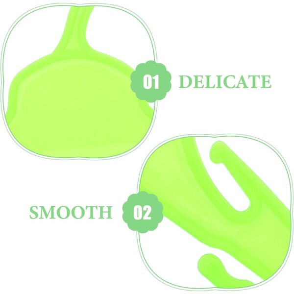 Set 10 Mini Appendiabiti Verdi per Bambole da 18 Pollici - Grucce Resistenti e Senza Sbavature