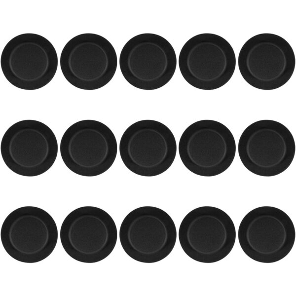 15 Mini Cappelli a Cilindro Neri in Feltro per Decorazioni Fai da Te e Accessori Natalizi