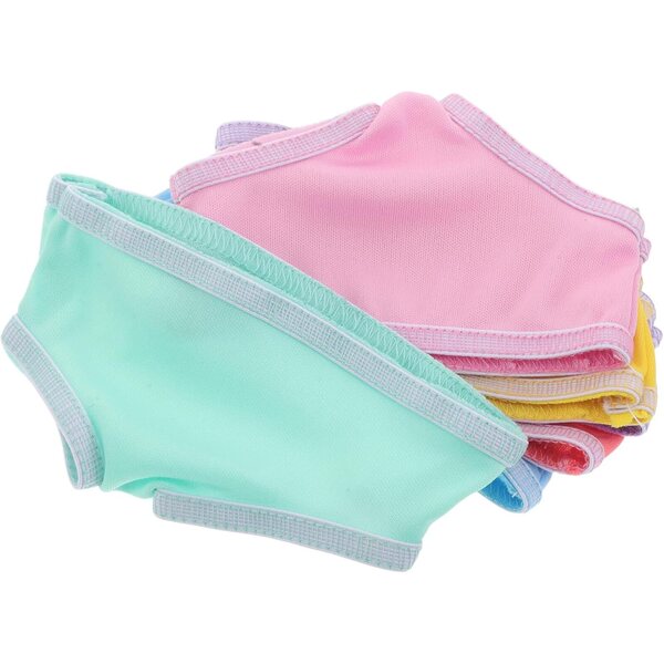 UPKOCH Set 6 Mutandine Colorate in Cotone per Bambole 18 Pollici - Accessori Gioco Ruolo