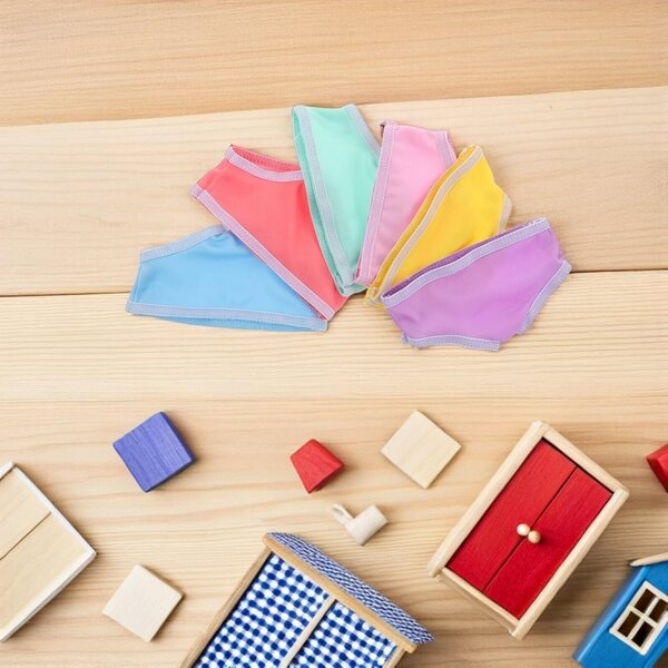 UPKOCH Set 6 Mutandine Colorate in Cotone per Bambole 18 Pollici - Accessori Gioco Ruolo