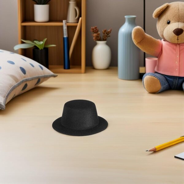 DECHOUS 15 schwarze Mini-Zylinder für kreative DIY-Dekorationen