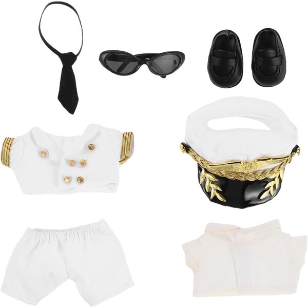 GALPADA Set Vestito da Pilota per Bambole con Cappello e Accessori - Taglie Universali