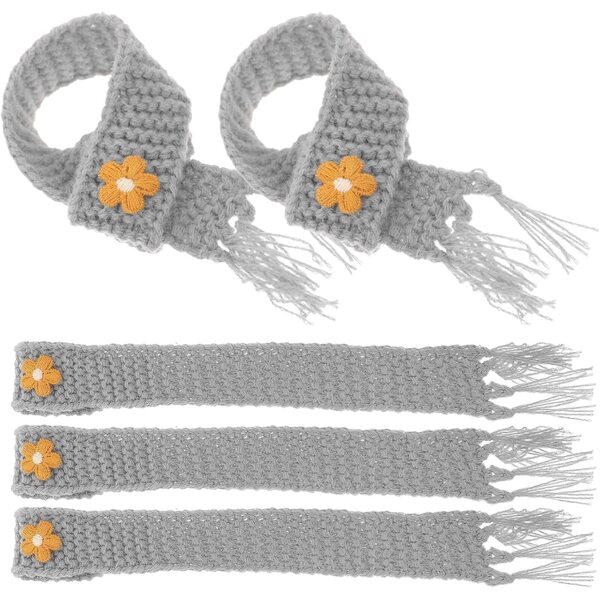 Mikinona 5 pezzi Mini Sciarpa in Lana regolabile per Bambole e Artigianato DIY