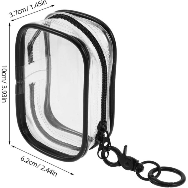 Abaodam 4pz Borsa Trasparente PVC Organizer per Giocattoli, Bambole e Peluche