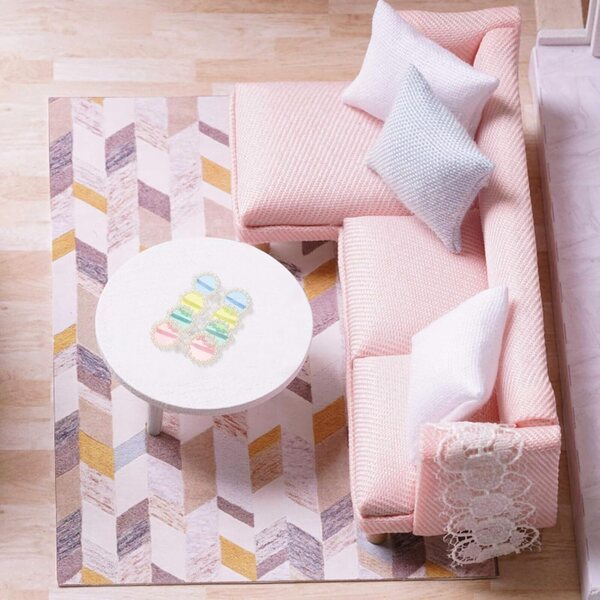 4 Occhiali Miniatura Color Perla per Casa delle Bambole - Accessori Decorativi e Creativi