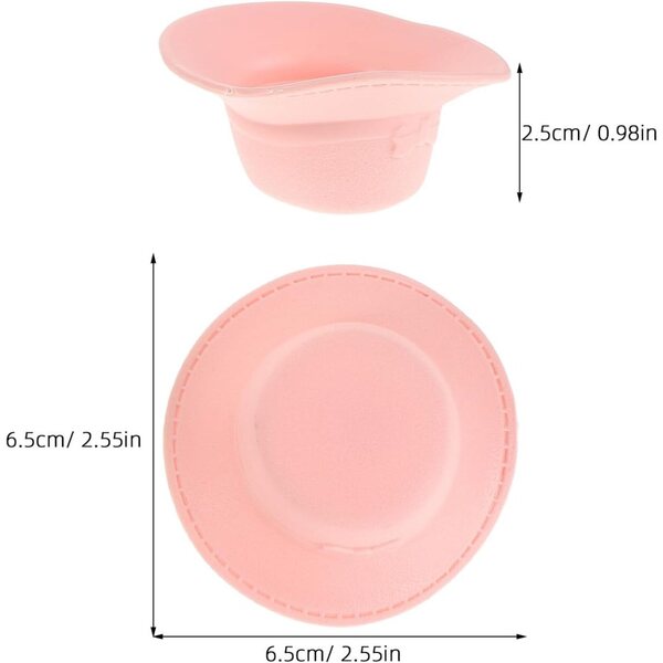Beaupretty 12 Mini Cappelli Principessa per Bambole e Decorazioni Feste DIY