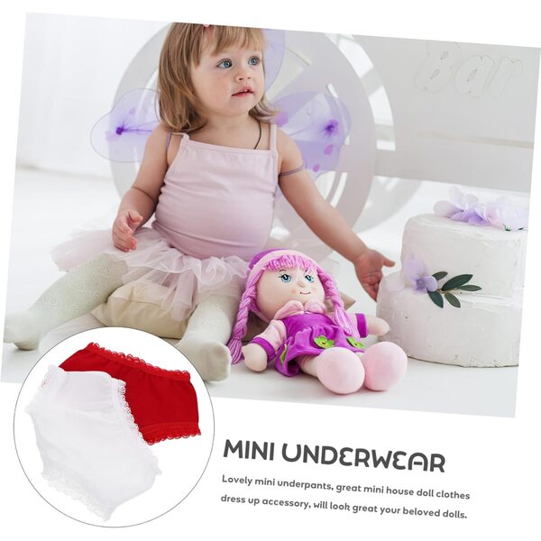ORFOFE Set 10 Mutandine Biancheria Intima per Bambole 18 Pollici Multicolore