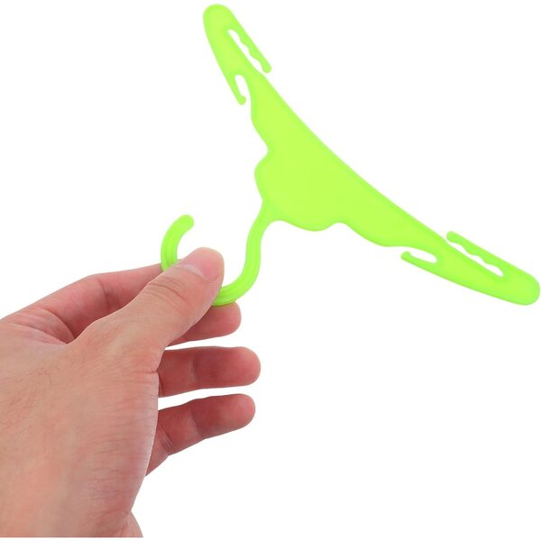 Mini Grucce in Plastica 18 Pollici per Bambole Set 10 Accessori Armadio Cameretta