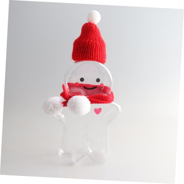CHILDWEET 20 Stück Mini-DIY-Weihnachtsmützen und -schals für festliche Dekorationen