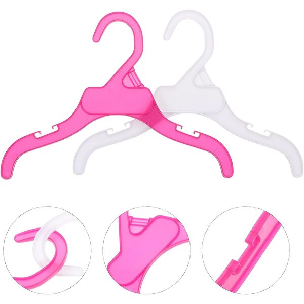 Set 10 Grucce Antiscivolo ERINGOGO per Vestiti Piccoli e Animali Domestici 25cm