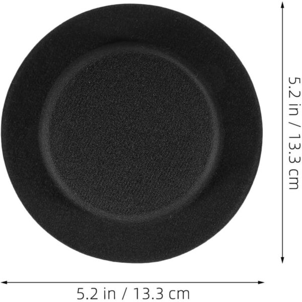 Set mit 15 Mini-Zylindern in Schwarz für Weihnachtsdekorationen und Flaschendeckel