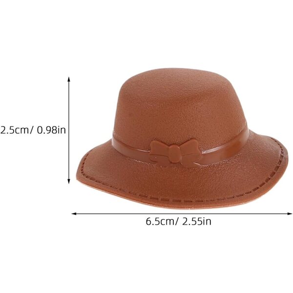 YARNOW 12 lichtgewicht plastic minipophoeden voor handwerk en kostuum