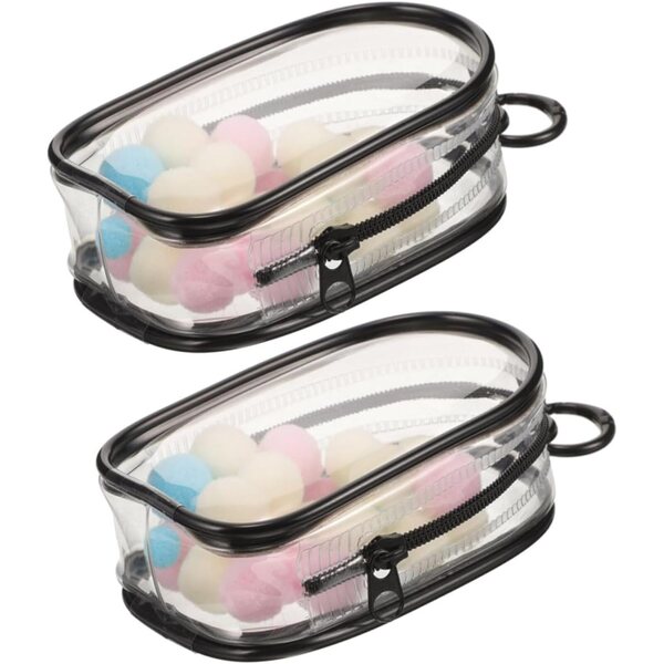 Borsa Trasparente Portatile ifundom per Esposizione Bambole con Portachiavi e Accessorio Peloso