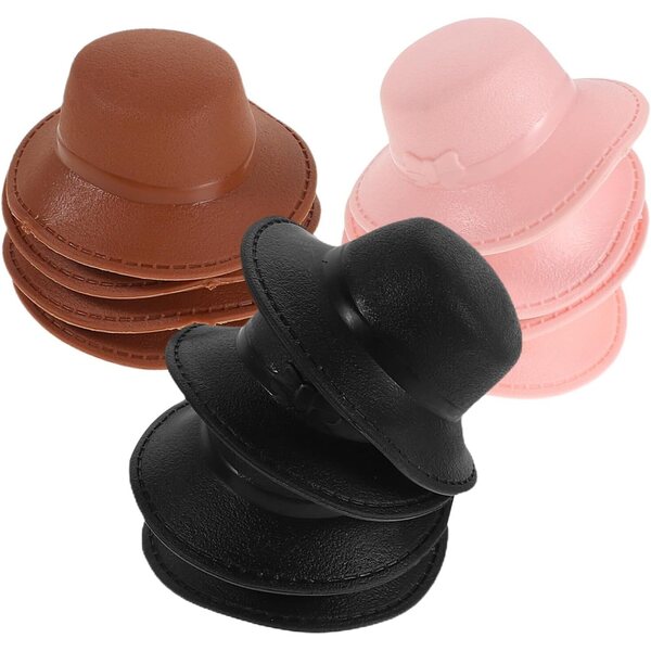 ORFOFE 12 Mini Cappelli Principessa per Bambole Decorazioni Natalizie e DIY