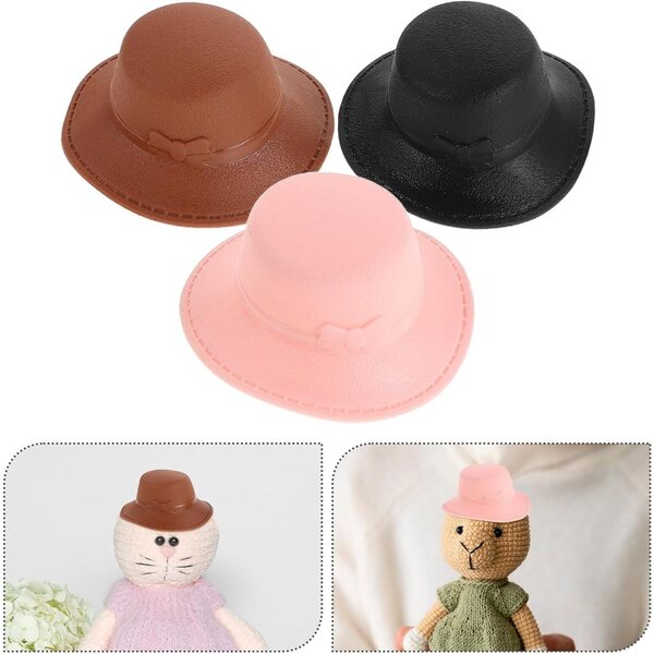 ORFOFE 12 Mini Cappelli Principessa per Bambole Decorazioni Natalizie e DIY